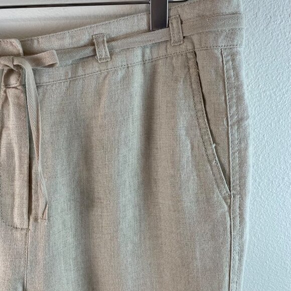Charter Club Linen Capri Length Pants Size 16 - Picture 4 of 10
